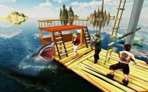 Angry Whale Shark Hunter - Raft Survival Sứ mệnh screenshot 2