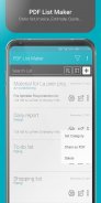 PDF List Maker screenshot 2