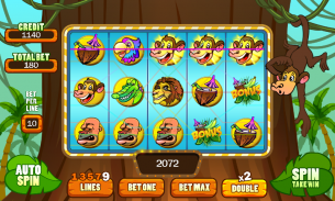 Monkey Slot Machine Mania Free screenshot 1