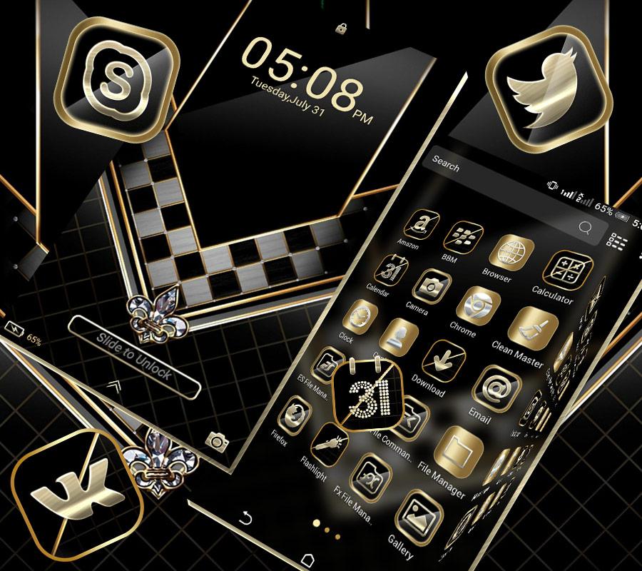 Luxury Leather LV Theme APK for Android Download