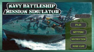 Navy Battleship Simulator screenshot 1