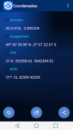 Coordenadas - GMS, UTM y MGRS screenshot 6