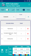 BTS Calculator - Pipe Sizer (Water Supply) screenshot 0