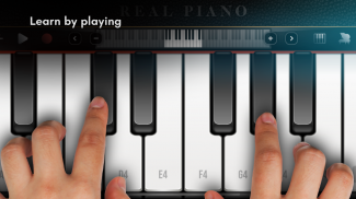 Real Piano: digital keyboard screenshot 2