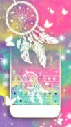 Tema Keyboard Sweet Dream Catcher screenshot 3