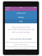 Call Forwarding screenshot 5