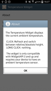 Temperature Widget Sony SW2 screenshot 2