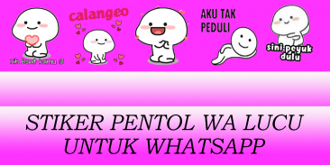 Stiker Pentol Lucu WAStickerApps screenshot 2