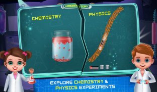Expériences scientifiques en laboratoire scolaire screenshot 2