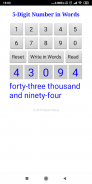 5-Digit Number in Words screenshot 0