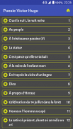 Poésie Victor Hugo screenshot 5
