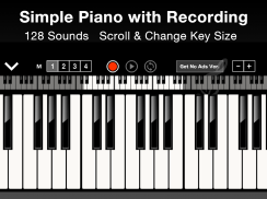 Tiny Piano  Synthesizer Chord Recording Play screenshot 0