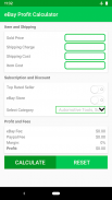 eCalc - eBay Profit & Fee Calculator 2020 screenshot 0