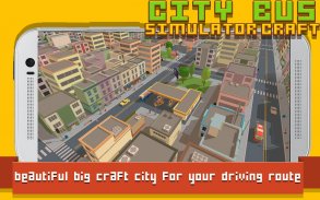 City Bus Simulator Craft screenshot 5