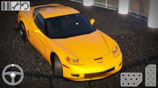 Speed Corvette Race Simulator screenshot 0