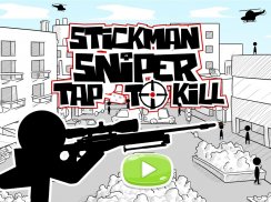 Stickman sniper : Tap to kill screenshot 9