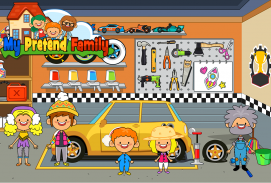 My Pretend Home & Family - Kids Play Town Games! screenshot 4