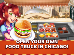 Burger Truck Chicago Food Game screenshot 0