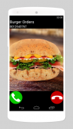 palsu panggilan burger screenshot 2