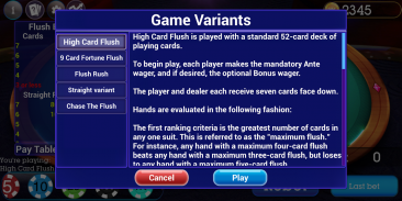 High Card Flush Poker screenshot 6