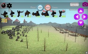 Medieval pertempuran 3D screenshot 4
