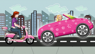 Barbie Traffic Racing screenshot 2