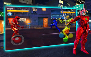 Điện Dino Anh hùng Ninja Fighters Trận bóng thép screenshot 1