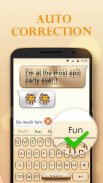 Gold Keyboard Golden Theme screenshot 4