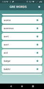 Ultimate GRE Word List : A to Z Vocabulary Prep screenshot 0