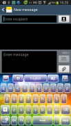 GO Keyboard Multicolor Theme screenshot 0