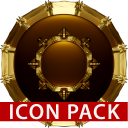 HAMOND gold - Icon pack black Icon