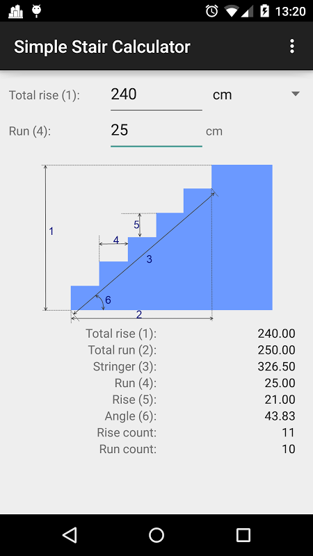 Stair Calculator