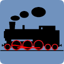 Puzzle. Steam Train Icon