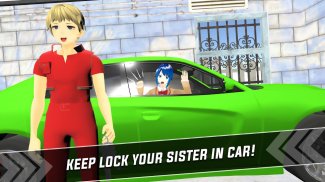 Anime Scary Siblings 3D: Sakura & Levi Pranks Game screenshot 4