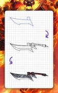 How to draw fantasy weapons screenshot 20