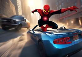 Omega Superhero Stunt Car Game screenshot 7