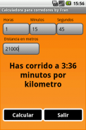 Runners Calculator screenshot 0