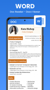 Lecteur de documents: PDF, DOC screenshot 1