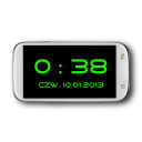 Fullscreen Clock