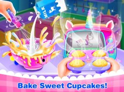 Unicorn Cone Cupcake Mania - Ice Cream Cake Maker screenshot 3