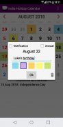 2019 India National & State/UT Holidays Calendar screenshot 1
