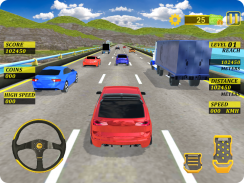 High Speed Traffic Car Driving Road Race Simulator screenshot 10