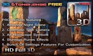 3D Stonehenge Free lwp screenshot 0