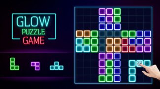 Glow Block Puzzle - 荧光方块拼图消消乐 screenshot 3