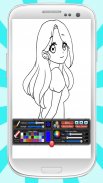 100 Princesa Anime Para Pintar screenshot 5