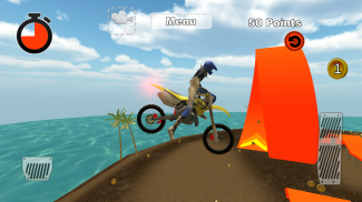 3D sepeda Moto Stunt Racing screenshot 1