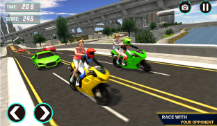 MotorBike Taxi Simulator -Tourist Bike Driver 2020 screenshot 10