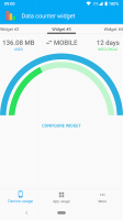 Data counter widget    - usage Screen