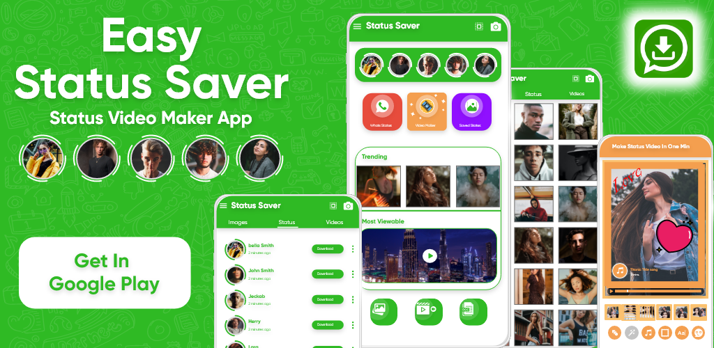 Status Saver Video Download WA – Apps no Google Play