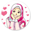 Best Sticker Cute Hijab Islamic - WAStickerApps Icon